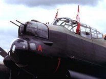 Avro Lancaster on display at Hendon museum