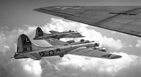 B-17 Flying Fortress a hard-fought battle over Germany