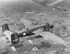 North American B-25 Mitchell taking off