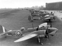 Three seat light bomber Blenheim Mk IV