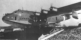 The BV 222 as a German flying boat
