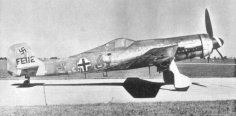 Focke Wulf Ta 152 during the post-war US testing