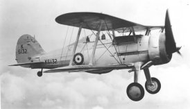 The last British biplane fighter Gloster Gladiator