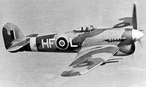 Single-seat fighter bomber for Hawker Typhoon