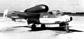Post-war testing for Heinkel He 162 Salamander