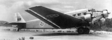The Junkers Ju 52/3M 18-seat military transport