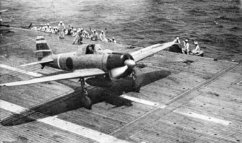 Mitsubishi A6M Zero prepare to take-off