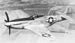 High flyer of the North American P-51D Mustang