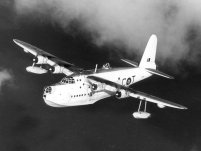 Short Sunderland on a coastal patrol